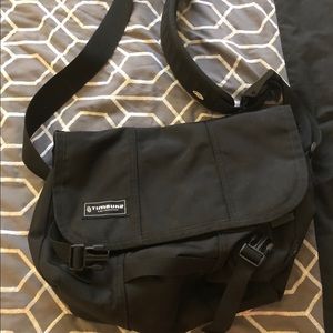 Black Timbuk Crossbody Messenger Bag